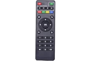 PUSOKEI Télécommande TV Box pour Box , Pro, -4K, M8S, M8N, T95, T95M, T95N, T95X, X96, X96mini, H96, H96 Pro télécommande de Lecteur multimédia, Distance de la