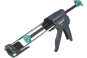 wolfcraft MG 600 PRO mechanische Kartuschenpresse 4356000 I Kartuschenpistole in Profi-Ausführung mit besonders hohem Anpressdruck I Für 310 ml Kartuschen geeignet