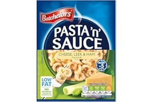 Batchelors Pasta 'n' Sauce, Cheese, Leek & Ham Instant Snack, 99 g Packet (Pack of 1)