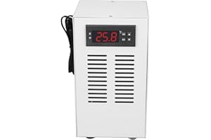 MENDUNER Aquarium Kühler, Aquarium Kühler Axolotl, 72 W Wasserkühler, Aquarium Aquarium Kühler, 3 L/min, 30–35 DB, Geräuscharmes Kühlsystem mit Konstanter Temperatur, AC100–240 V