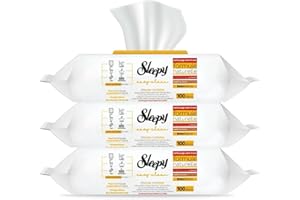 ROXLIN Sleepy Easy Clean Reinigungstücher für den täglichen Oberflächeneinsatz Reinigungstuch (3 Pack, Gelb Farbe (Eukalyptus Duft))