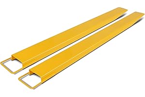 Frantools Rallonges de Fourche à Palette 152cm Extensions de Fourche à Palette Rallonges de Fourche en Acier pour Chariot Elévateur à Fourche Transport de Charge Livraison Chantier