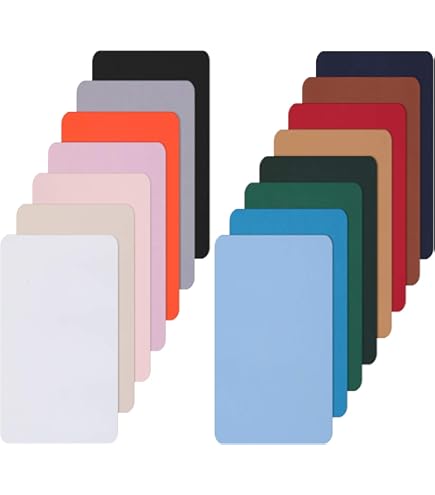 KLEHOPE Zelfklevende patches, 6 stuks zelfklevende stoffen patches, nylon patches zelfklevend, roze, rood, blauw, kan worden gebruikt voor het repareren van tenten, donsjacks en regenjassen