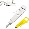 AVESON Professional Punch Down Tool, Krone Type IDC RJ45 RJ11 Cat5e Cat6 Network Telecom Phone Cable Socket Impact Terminal Insertion Tools