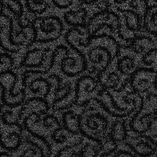 Schmutzfangmatte BRASIL für den Eingangsbereich | mit Ornament | rutschfest & flach | grau | 3 Größen (90x150cm) - 2
