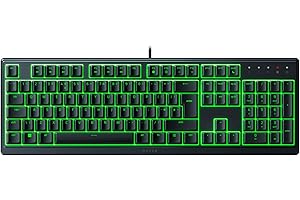 ‎RAZER Razer Ornata V3 X - Flache Membran-Tastatur mit Chroma RGB (Lautlose Membran-Switches, Ergonomische Handballenauflage, Tastenkappen Anti-UV-Beschichtun) UK-Layout | Schwarz