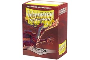 DRAGON SHIELD Arcane Tinmen ART11021 Matte Crimson 100 Protective Sleeves Card