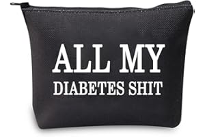 BNQL All My Diabetes Shit Bag Lustige Diabetiker Geschenke Diabetes Tragetasche Diabetiker Reisetasche Geschenk für Diabetiker Notfall Patienten Diabetiker Reisetasche Tasche Tasche, Alle