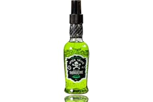 BARBERTIME Aftershave | Men Spray Cologne | Professional Barbers & Traditional Turkish Cologne - Green Potion Of Morgan 150 ml (No 4)