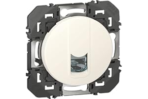 LEGRAND - Prise Ethernet RJ45 Cat. 6 STP Full Media dooxie - Prise Murale Blindée à Câbler - Pour Transmissions Haut Débit Gigabit Ethernet - Conforme Norme NFC 15-100 - Fabriqué En France - Blanc