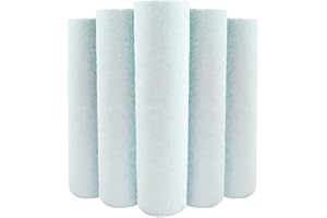 TOODO Set Di 5 Cartucce In Microfibra Meltblown 9"3/4-20µm Per Portafiltro Acqua