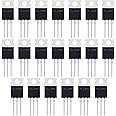 The Lord of the Tools 20PCS IRLZ34N MOSFET Transistor N-Channel ESD Rated TO-220 30A 55V 3Pin International Rectifier Power for Electronic Switch Controllable Rectifier