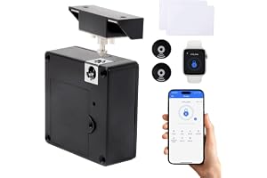 mumisuto NFC smart skåplås, smart lådlås, NFC smart elektroniskt lås för skåp, utan nyckel, utan borrning, för skåp, låda, skåp, garderob