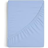 Burrito Blanco | Fitted sheets 160 x 190 / 200 cm | Bed 160 cm (+ Sizes Available) | 100% Cotton Fabric | Design A8 Blue