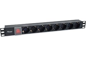 Equip 8-utlopp tysk kraftfördelningsenhet med Iec, W128289561 (fördelningsenhet med Iec C14-kontakt)