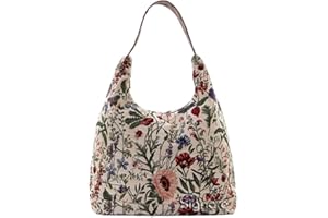 Signare Tapestry Hobo Shoulder bag slough purse for Women with Garden Design
