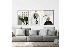 EPOKNQ Peinture d'art mural bohème, poster abstrait pour chambre à coucher moderne salon, décoration murale à la maison, sans cadre (K2,60 x 90 cm x 3)