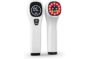 KTS Appareil portable de thérapie par lumière rouge, soulagement de la douleur par lumière infrarouge, appareil de thérapie par lumière rouge froide pour les articulations et les muscles, les genoux,