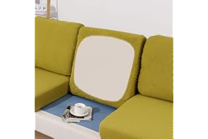 BOLUXIU Coprisedile per Divano Fodera per Cuscino del Sedile del Divano Coprisedile per Divano da Soggiorno Elastica Elasticizzata Colori Multipli per tutti i divani