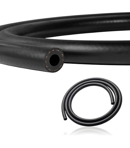 Durite Essence 6mm Fil Tressé Galvanisé - Tuyau Carburant Haute Qualité 2m