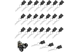 YZROHYI 24 PCS Clips Coche RC 1/14 1/16 1/18 1/20,Clips Coche Teledirigido,Cuerpo Coche RC,Clips Universales para Carrocería RC,Pin de Clip Carcasa,Repuestos Coches Radiocontrol,Acesorios Coches RC