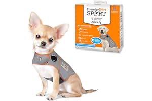 Thundershirt Hundebekleidung Thundershirt Hundeangstjacke, Platin, Größe XXS