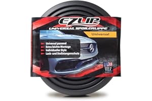 ‎EZ LIP EZ Lip Classic Original Universal Tuning Frontspoiler Lippe Spoilerlippe Splitter 3M JDM Schutz zum kleben, 259cm Länge