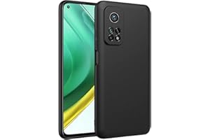 Verco Kompatybilny z Xiaomi Mi 10T etui i etui Mi 10T Pro, matowa tylna osłona etui ochronne do Xiaomi Mi 10T/10T Pro Case silikonowe etui na telefon komórkowy - czarne
