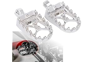 Bid4ze Chrome MX Rotating Custom Chopper Bobber 360° Roating Foot Pegs For Harley Dyna Iron 883 Sportster Fatboy Bobber Softail Street Glide Road Glide CVO Ultra Wide