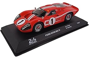OPO 10 - Voiture Miniature 24h Le Mans 1/43 Compatible avec Ford GT40 MK IV Winner (1967) - ALA075