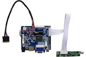 ‎VSDISPLAY Płyta sterowania VGA AV dla 14 "HT140WXB B140XW03 LTN140AT02 15.6" LP156WH2-TL LTN156AT02 B156XTN02.1 B156XW04 N156B6 1366x768 40Pin LVDS ekran LCD