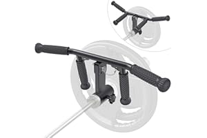SELEWARE T Bar & V-Bar Row Griff,T-Bar Row Grip Griff,T-Bar Row,Landmine Attachment Fits 2" Olympic Barbell,Home Stahl Core Trainer Landmine Griff,FüR Den Schulter RüCken Muskelaufbau