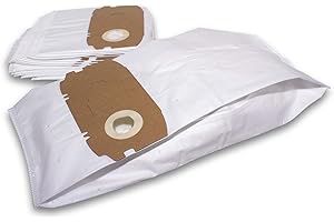 vhbw 10x Staubsaugerbeutel kompatibel mit Festo/Festool Cleantec CT Mini, CTL Midi, FIS-CTL Mini, CTL Mini, FIS-CT Mini Staubsauger - Mikrovlies Weiß