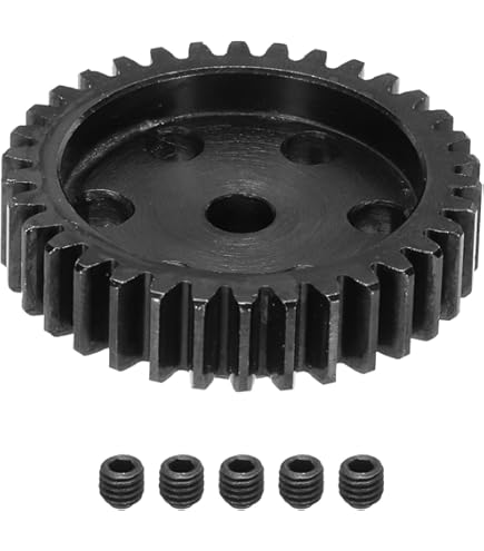 Kozelo 2pcs Od 1 Straight Spur Pinion Gear Otor Gear 10 Teeth - [5