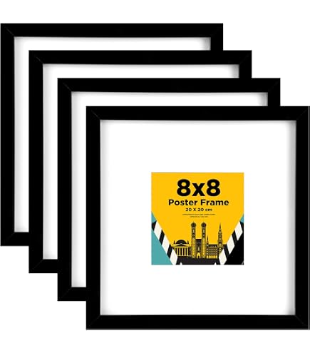 QPQIYIY Cornice 20x30 cm Nero, Set da 3 Cornici per Foto in Legno da Appendere o Appoggiare, Adatte per Foto, Poster, Certificati, Dipinti