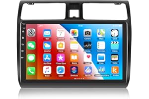 CAMECHO Android Radio de Coche para Suzuki Swift(2003-2010),Double DIN Radio con Pantalla de 10.1 Pulgadas,Bluetooth RDS FM Mirror Link WiFi y USB