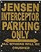 Produktbild Jensen Interceptor Metall Parking Rustikaler Stil den großen 30,5 x 40,6 cm 30 x 40 cm Auto Schuppen Dose Garage Werkstatt Art Wand Spiele Raum