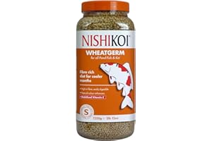Nishikoi Wheatgerm Complete Food for Koi and Pond Fish - Small Pellets - 1250g