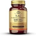 Solgar NAC (N-Acetyl-L-Cysteine) 600 mg Vegetable Capsules - Pack of 60 ...