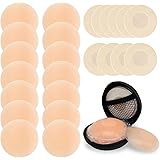 MIVAIUN 8 Paia Copricapezzoli Silicone, 10 pcs Adesivi Copricapezzoli, Copri Capezzoli in Silicone Riutilizzabile Copri Capez