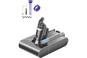 V6 Akku Aaiwtd 21.6V 3000 mAh Ersatzakku für Dyson V6 DC62 DC58 DC59 DC61 DC72 DC74 SV03 SV05 SV06 SV07 SV09
