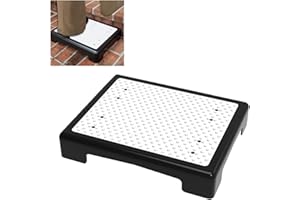 HAMON Escalón para interior y exterior, ayuda para personas mayores, capacidad de carga de 200 kg, reposapiés con protección antideslizante, taburete y ayuda para subir, ideal para escaleras, baño, bañera,