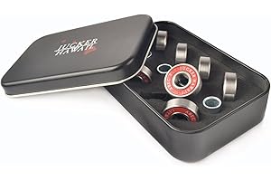 JUCKER HAWAII Longboard Skateboard Kugellager/Bearings ABEC 9 Rot inkl. Spacer