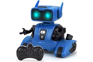 ANANJY Robot Toys for Boys Girls - Remote Control Robots for Kids,RC Robots with LED Eyes,Auto-Demonstration,Dance Moves, Music, and Flexible Head & Arms - Perfect Christmas Toys Gift, Ages 3+ Years