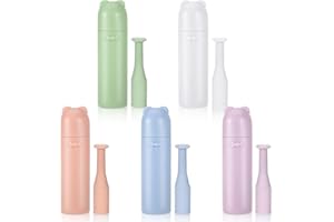 oruola 5pcs Contact Lens Remover Tool,Silicone Contact Lens Applicator Tool,Portable Daily and Monthly Hard Lenses Tools,Hygienic Suction Holder for Daily Use,Travel,and Outdoor Exercise,5 Colors