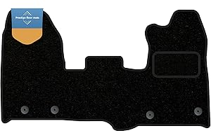 PRESTIGE FLOOR MATS LTD Prestige Mats - Tailored Van Floor Mat - Fits Ford TRANSIT Custom 2015-2023- CARPET – Non-Slip Floor Mat, Edged with Black Cloth Binding.