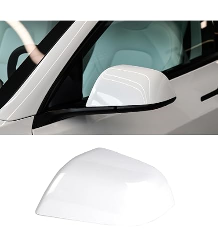 Coque Rétroviseur Baceyong Pour Tesla Model Y 2020-2023 - Côté Conducteur Gauche | Protection ABS Noir