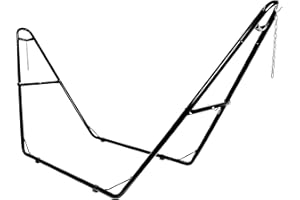 Bathonly Support universel pour hamac 2 personnes uniquement, capacité de 250 kg – Support de hamac robuste en acier pour extérieur pour hamacs de 2,9 à 4,3 m
