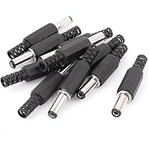 Ancable Replacement 4-Pack TS Mono Male Plug 2.5mm Solder Type DIY