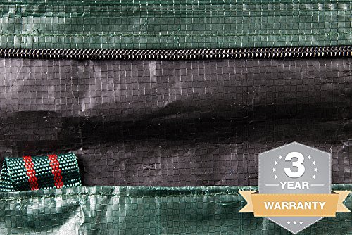 Aufbewahrungstasche für unechten Weihnachtsbaum – bestes Produkt auf Amazon – Grün – 100% Geld-zurück-Garantie – 3 Jahre Garantie - 8